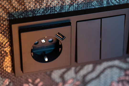 Socket met USB