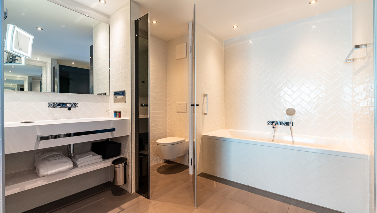 Suite Orange Badezimmer